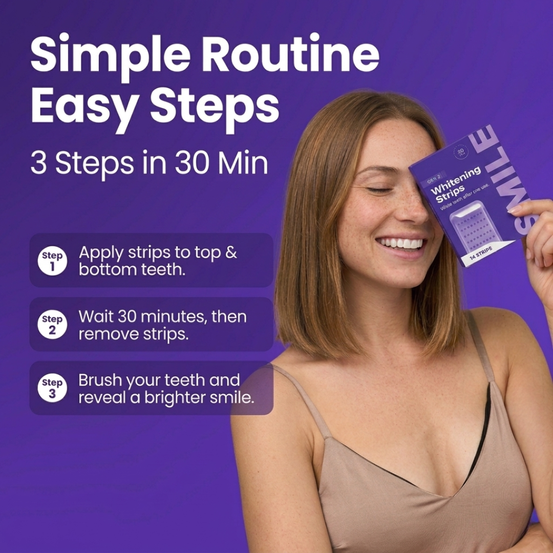 BRILLIION™ Purple Whitening Strips